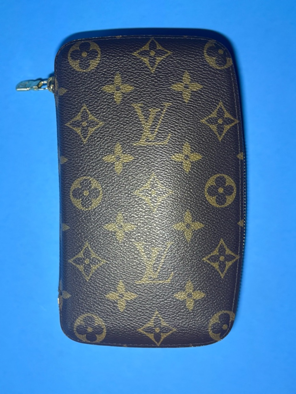 💯 Authentic Louis Vuitton Geode Monogram Organizer Zippy Wallet Fits Passport - Picture 2 of 9